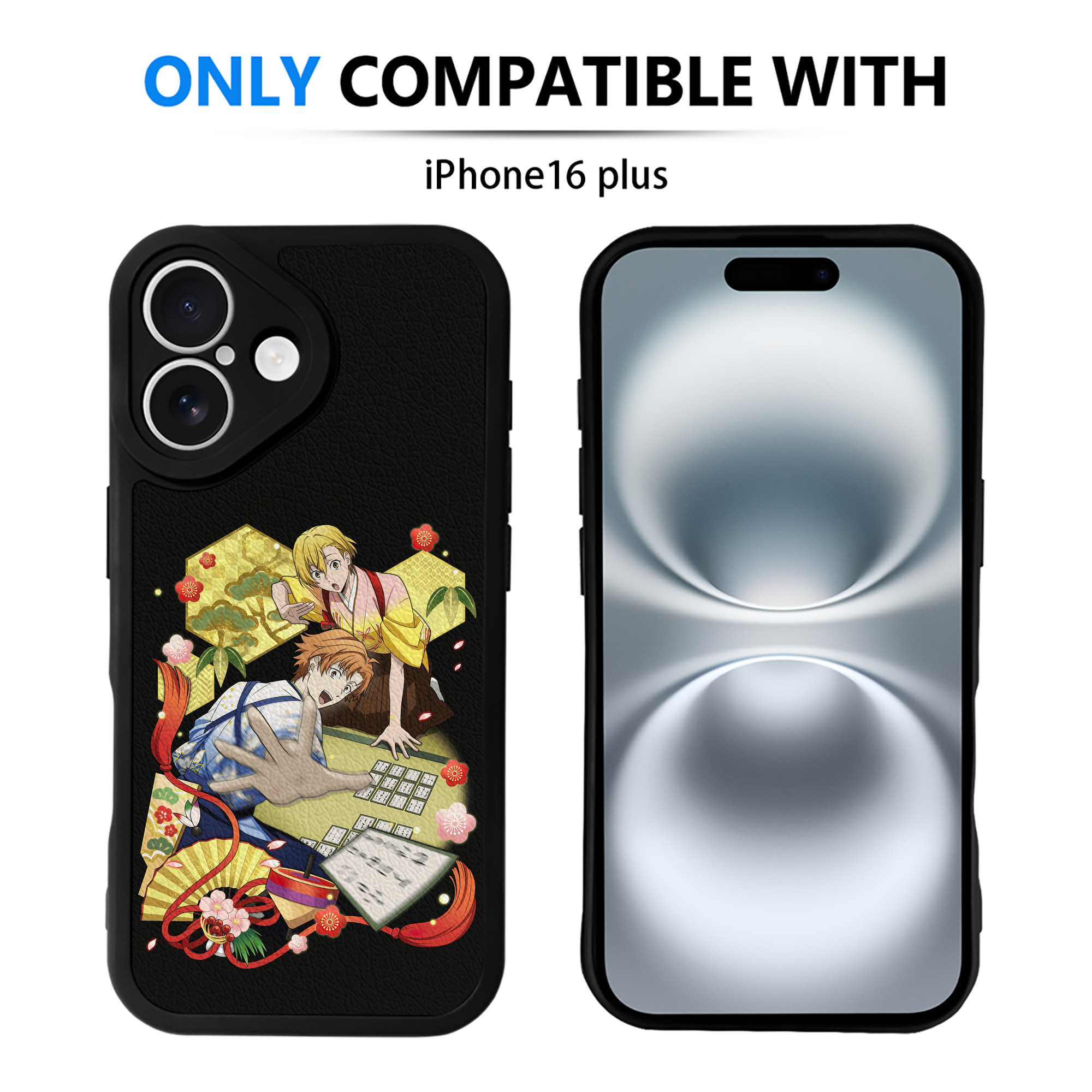 （画像用） 文豪ストレイドッグス Bungo Stray Dogs 【iPhone 16シリーズ対応】シリコンスマホケース（レザー調） 材質：シリコン